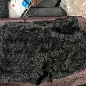 FringedBlack Women's Shorts
